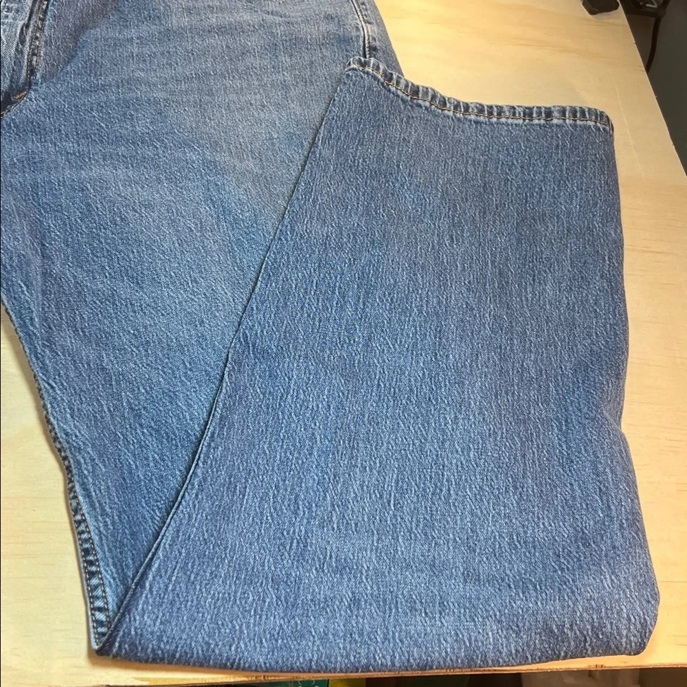 Levi's Men's Classic Washed Straight Blue Jeans Sz 42x32